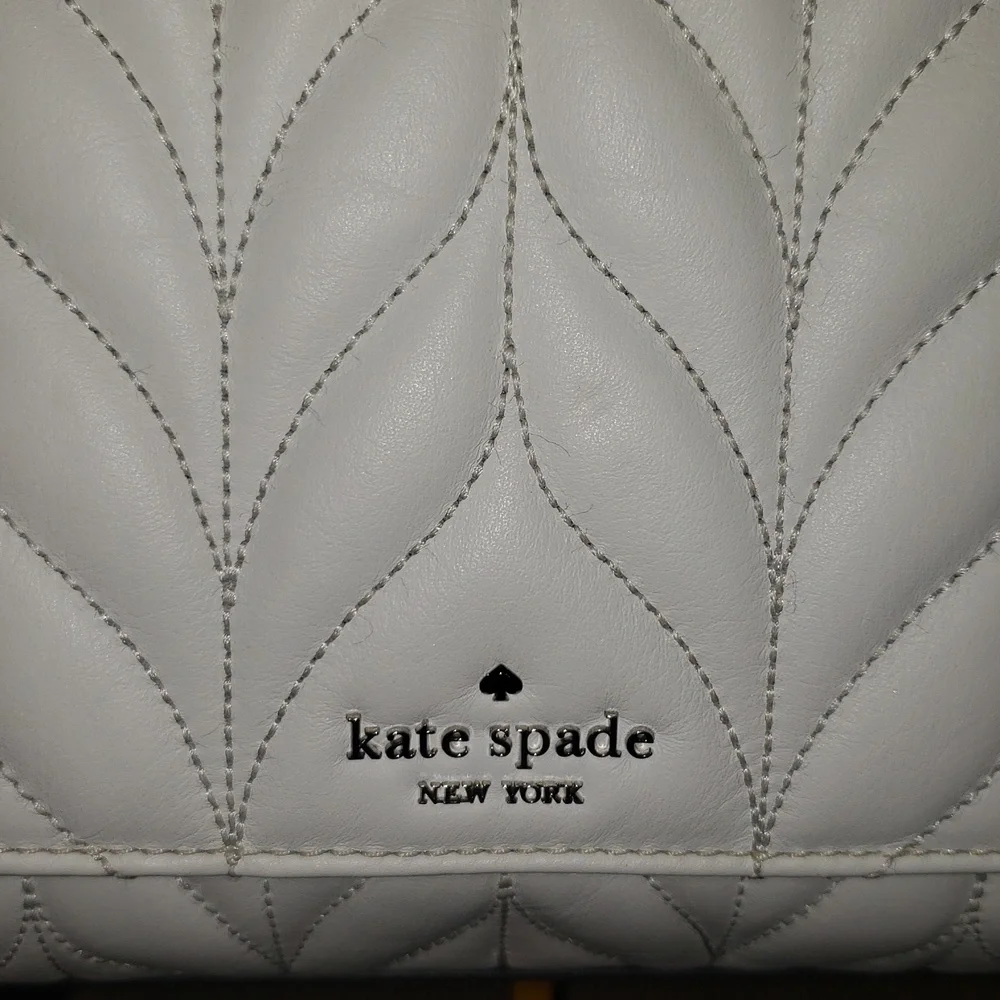 Kate Spade White Quilted Shoulder Bag / Crossbody